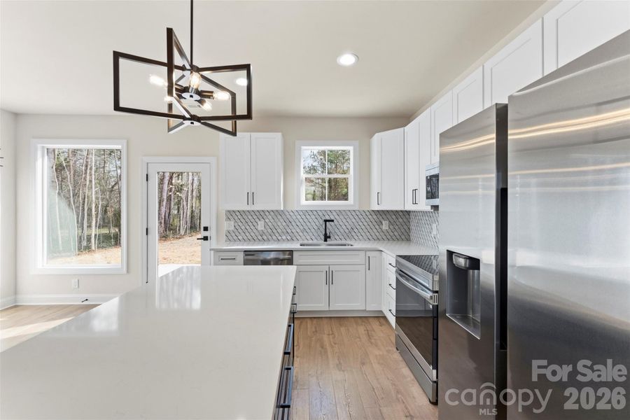 Furnished interior view inside a new home in , China Grove (Image 14).