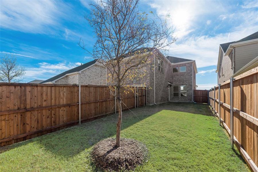 Exterior details and patio area of a home in Arbors at Legacy Hills, Celina (Image 19).