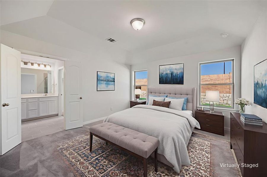 Furnished interior view inside a new home in , Princeton (Image 15).