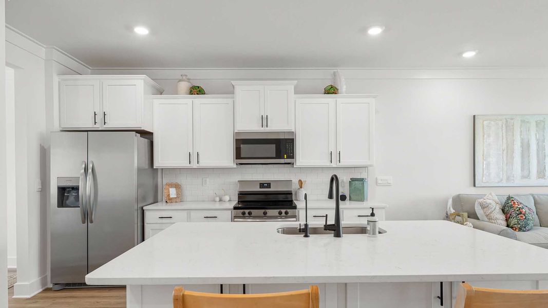 Representative furnished interior of a home built from the Alabaster by D.R. Horton in Colonial East, Panama City Beach (Image 10). Representative furnished interior of a home built from the Alabaster by D.R. Horton in Colonial East, Panama City Beach (Image 10).