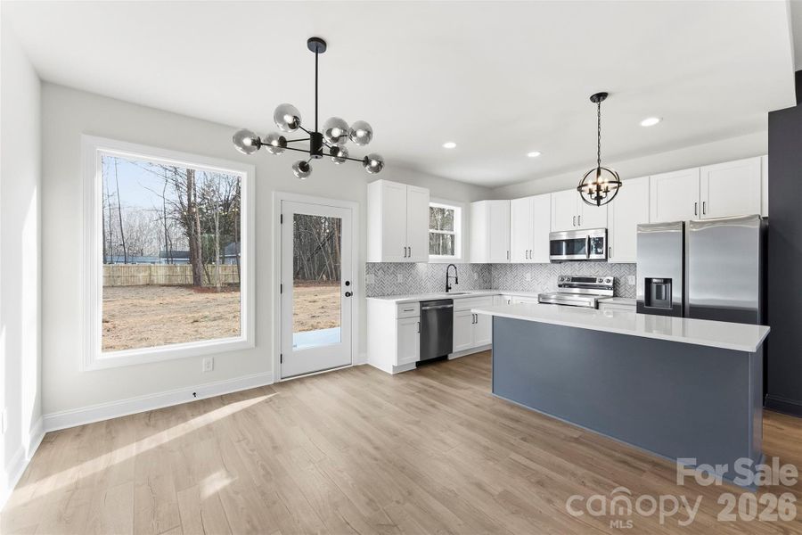 Furnished interior view inside a new home in , China Grove (Image 11).