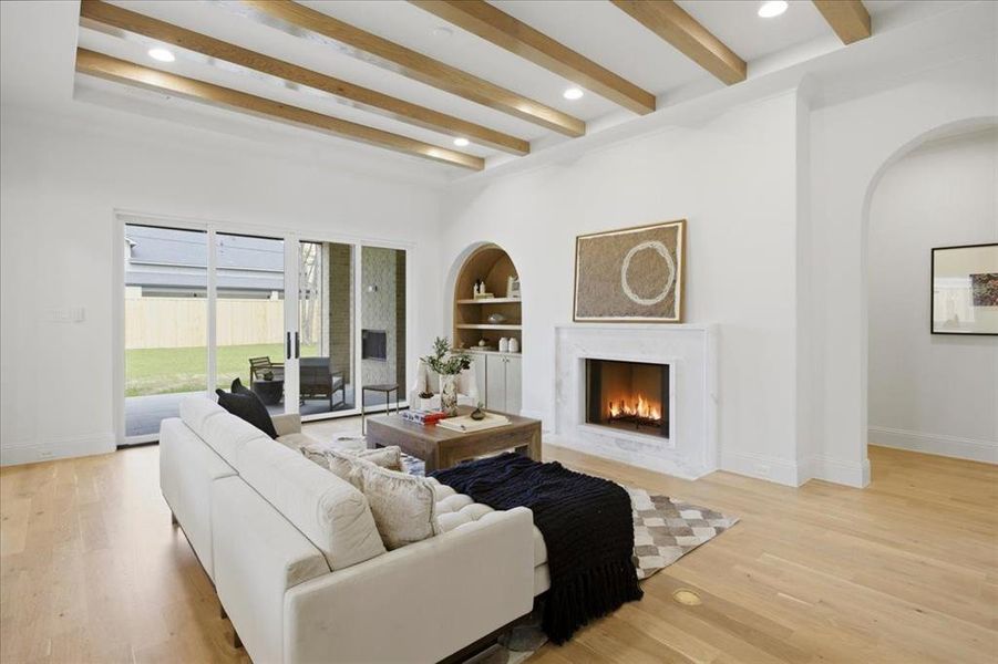 Furnished interior view inside a new home in , Dallas (Image 8).