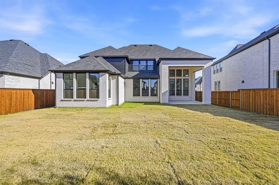Exterior details and patio area of a home in Mosaic: 60ft. lots, Celina (Image 3).