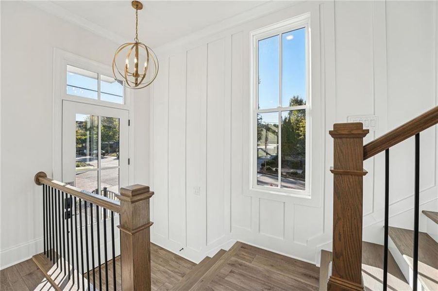 Furnished interior view inside a new home in Towns on Thompson, Alpharetta (Image 15).