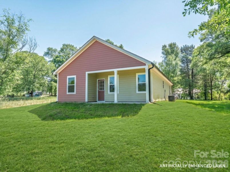 Exterior details and patio area of a home in , Shelby (Image 27).