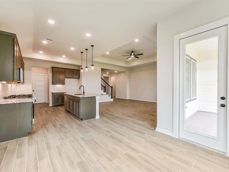 Furnished interior view inside a new home in Sundance Cove, Crosby (Image 30).
