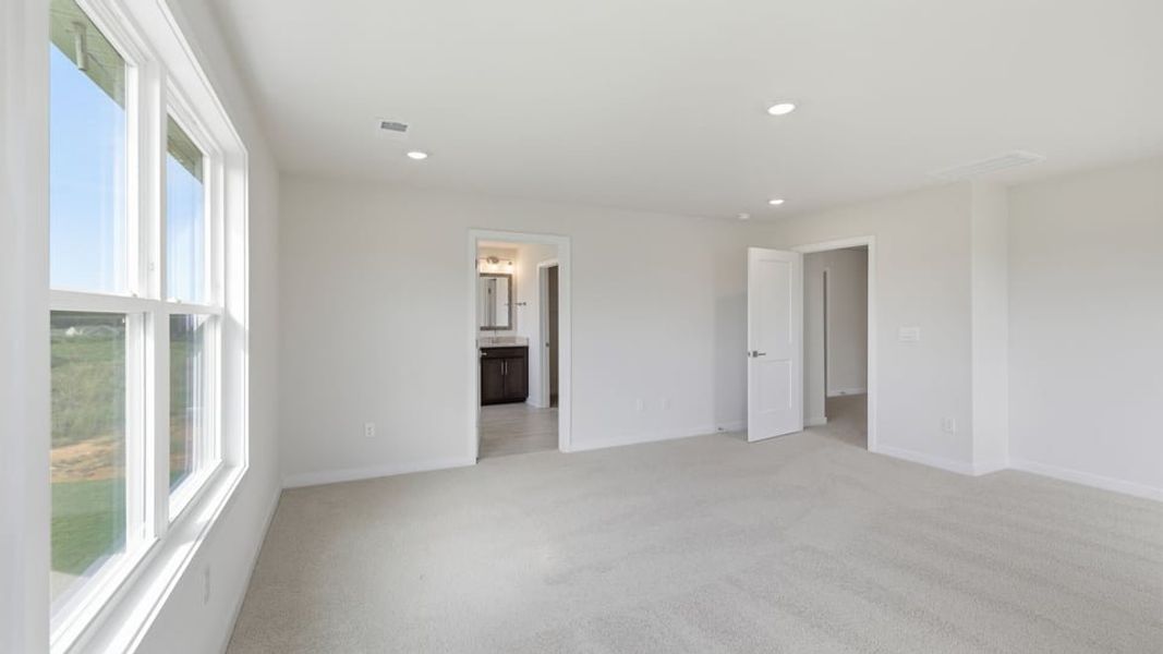 Spacious, unfurnished interior of a new home in Adams Glen, Greenville (Image 38). Spacious, unfurnished interior of a new home in Adams Glen, Greenville (Image 38).