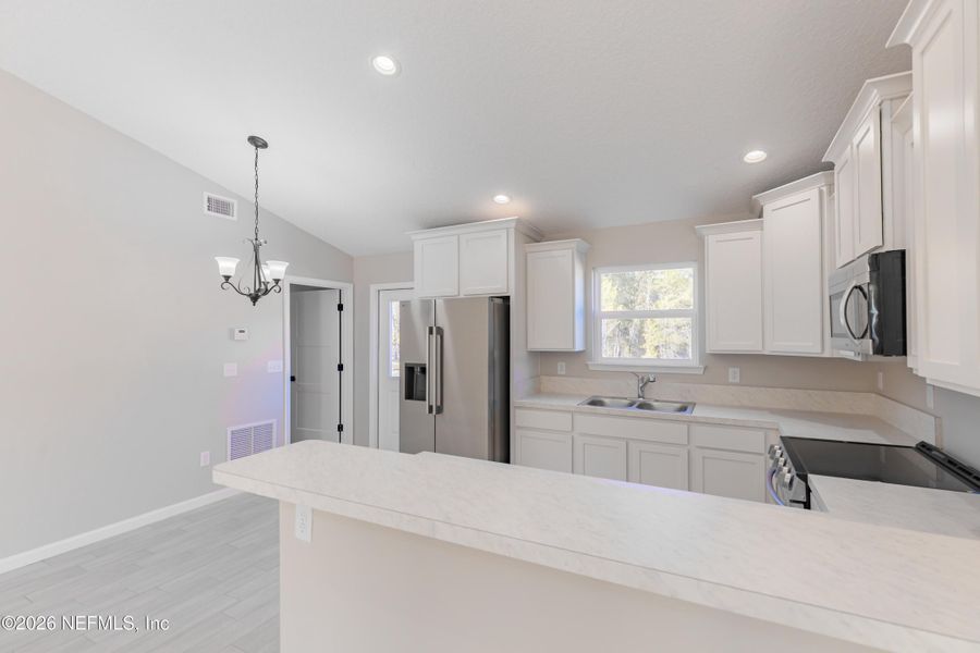 Furnished interior view inside a new home in , Keystone Heights (Image 7).