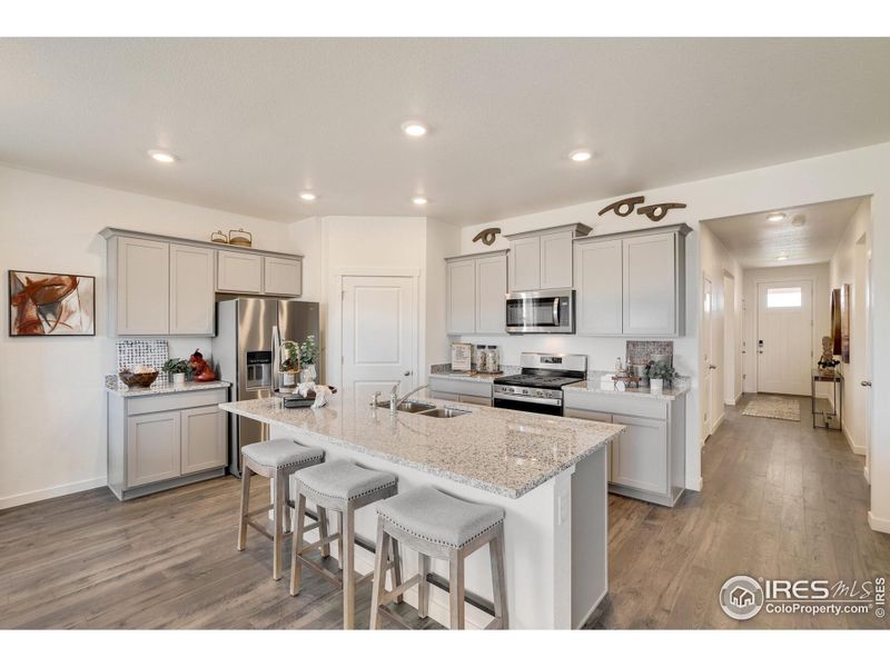 Furnished interior view inside a new home in Westgate, Greeley (Image 20).