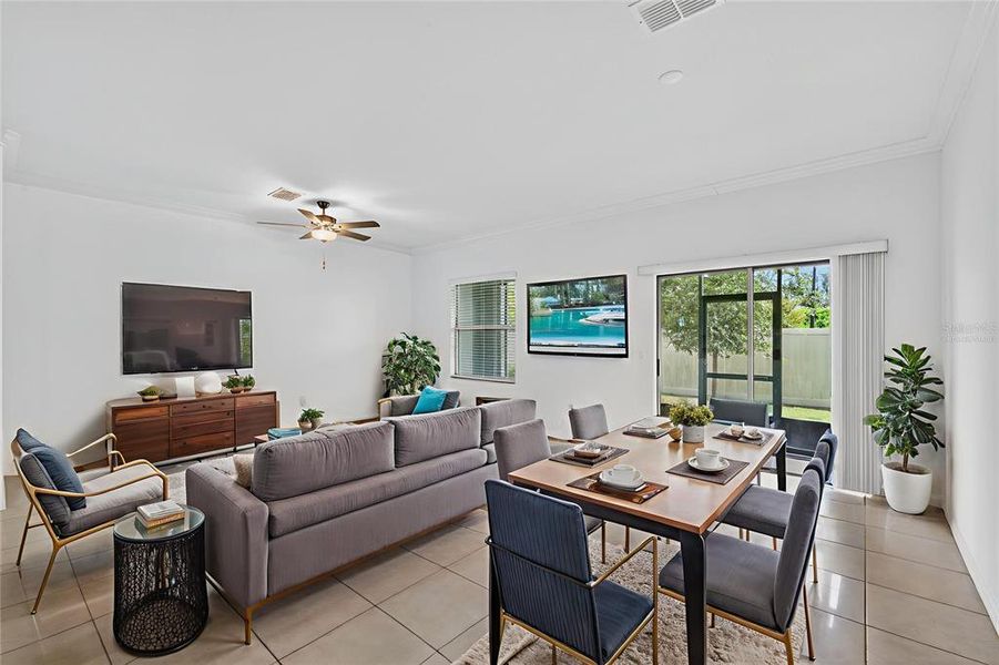 Furnished interior view inside a new home in , Land O' Lakes (Image 7).