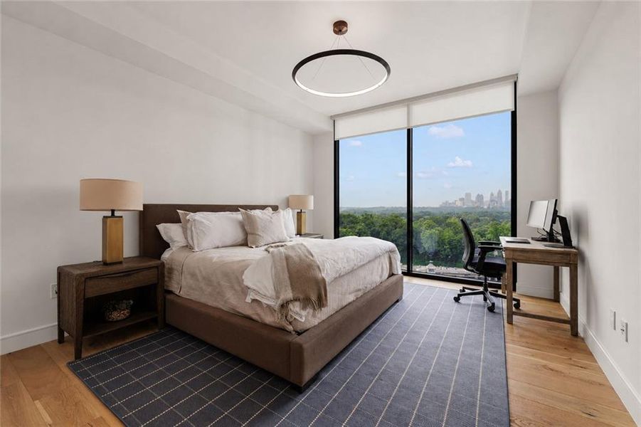 Furnished interior view inside a new home in , Atlanta (Image 18).