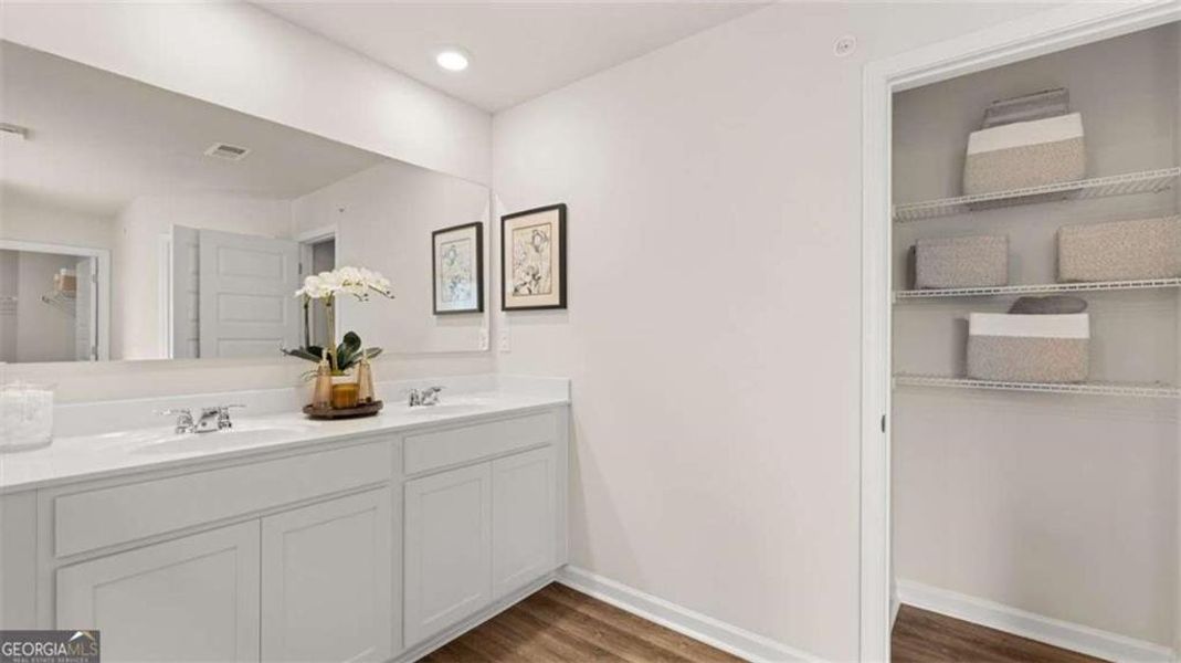 Furnished interior view inside a new home in Echo Glen, Stockbridge (Image 40). Furnished interior view inside a new home in Echo Glen, Stockbridge (Image 40).