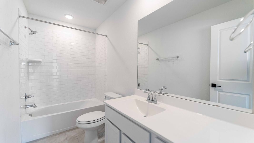 Furnished interior view inside a new home in Santa Rita Ranch, Liberty Hill (Image 9).