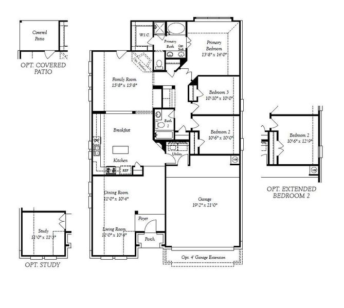 Image 12 of a home in Trails at Woodhaven Lakes 60's.