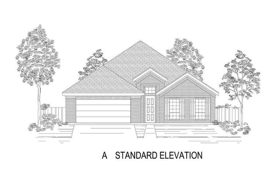 Representative rendering of the exterior for the Woodford 2F-WP by First Texas Homes (Image 3). Representative rendering of the exterior for the Woodford 2F-WP by First Texas Homes (Image 3).