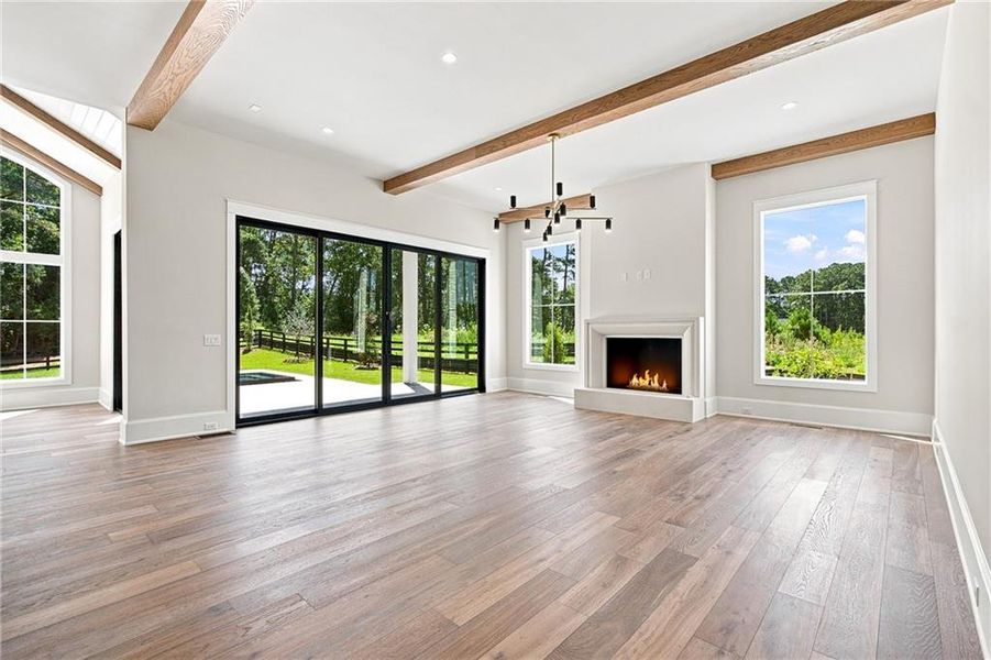 Spacious, unfurnished interior of a new home in , Milton (Image 59).