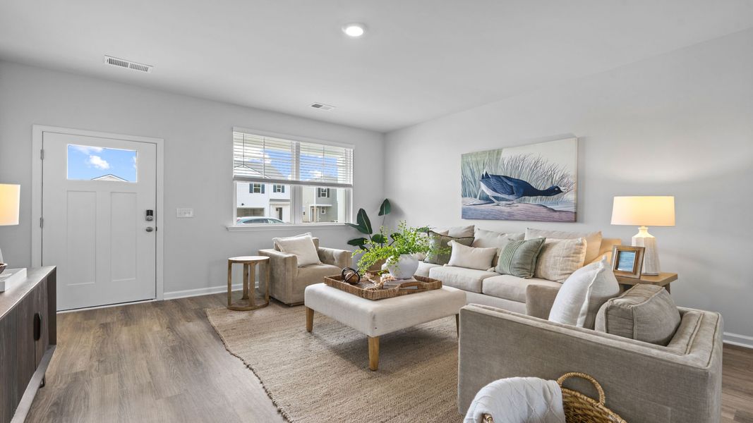 Furnished interior view inside a new home in The Retreat at East Argent, Ridgeland (Image 4).