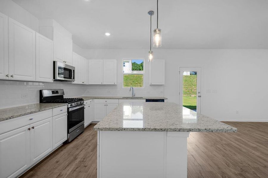 Furnished interior view inside a new home in Heritage River, Euharlee (Image 6).