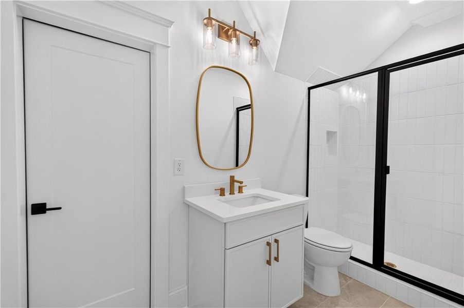 Furnished interior view inside a new home in , Marietta (Image 32).