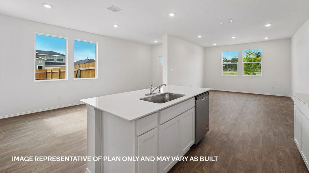 Furnished interior view inside a new home in Valverde, Bastrop (Image 10).