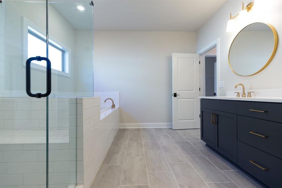 Furnished interior view inside a new home in Bellmoore Park, Johns Creek (Image 8).