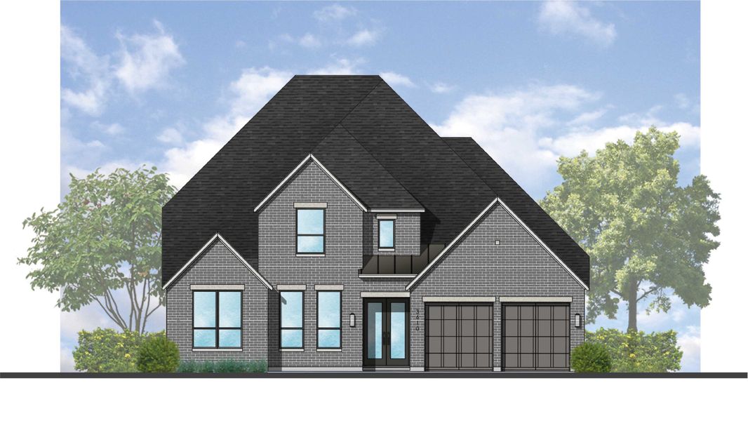 Representative rendering of the exterior for the 222 Plan by Highland Homes (Image 2). Representative rendering of the exterior for the 222 Plan by Highland Homes (Image 2).