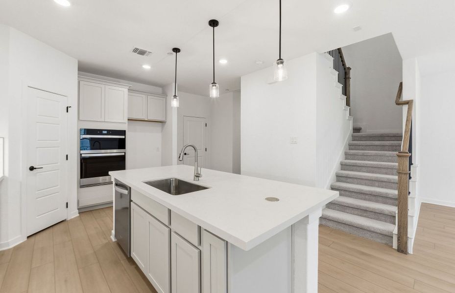 Furnished interior view inside a new home in Monarch on Main, Round Rock (Image 7).