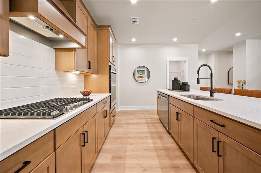Furnished interior view inside a new home in The Paddocks at Doc Hughes, Buford (Image 7).