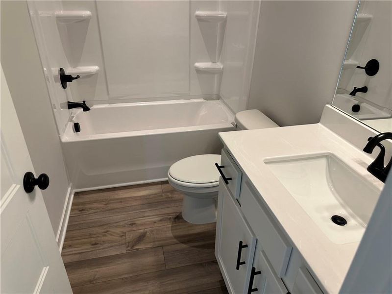 Furnished interior view inside a new home in Rosewood Lake Estates, Hoschton (Image 6).