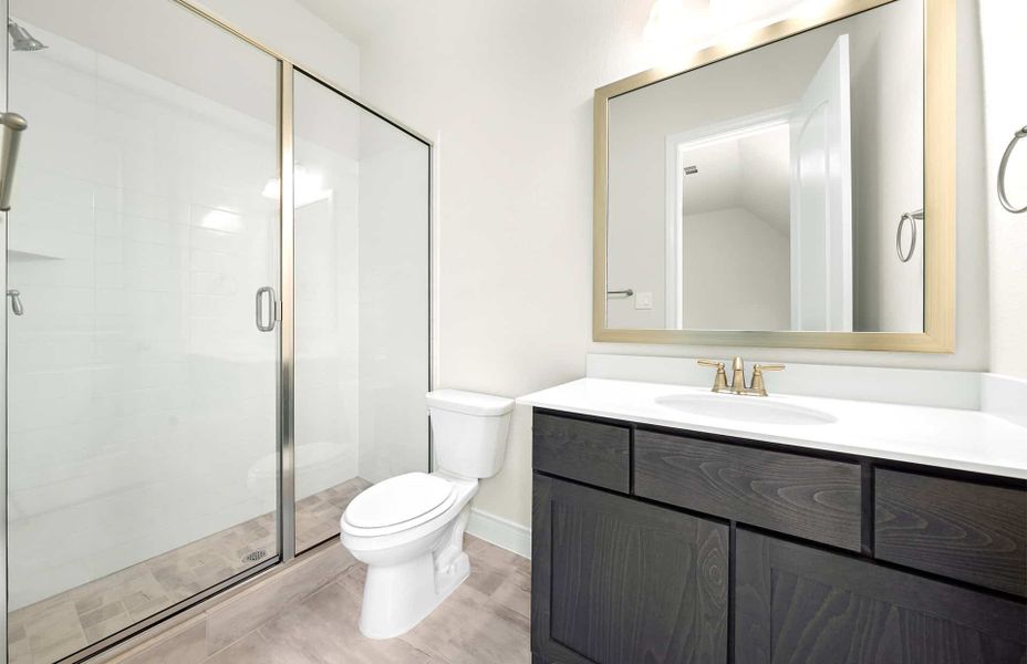 Representative furnished interior of a home built from the 2855AU by Ravenna Homes in Audubon 60′, Magnolia (Image 21).