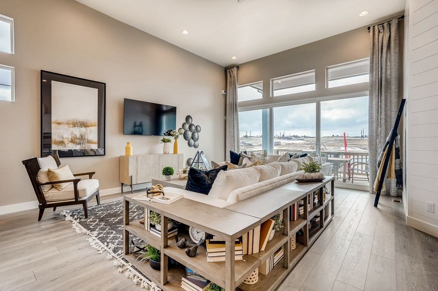 Representative furnished interior of a home built from the Mesa by Taylor Morrison in Parterre Destination Collection, Thornton (Image 11).