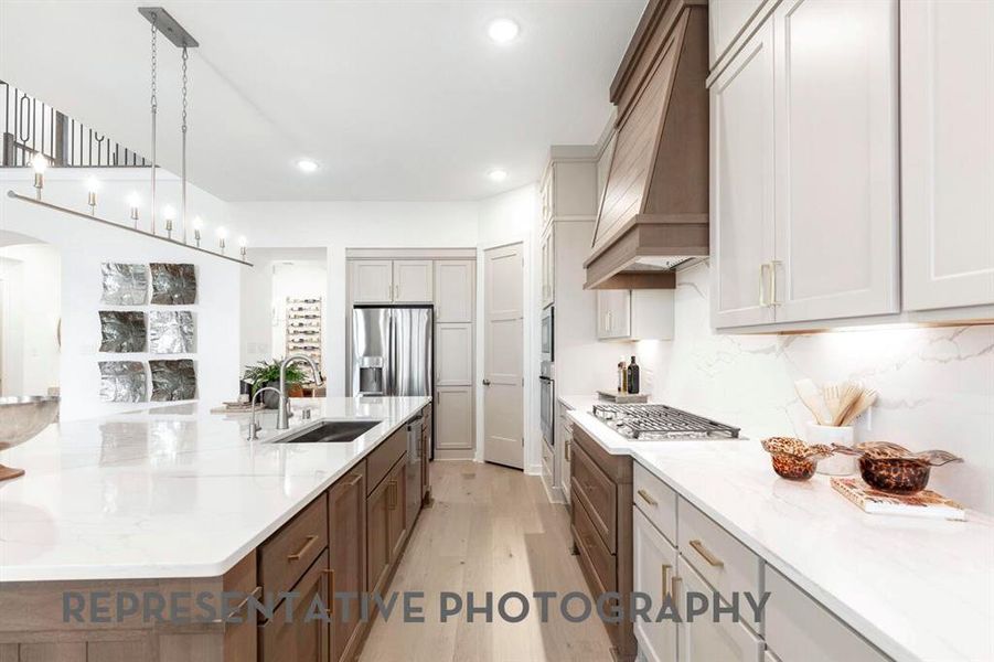 Furnished interior view inside a new home in Walsh, Aledo (Image 8).