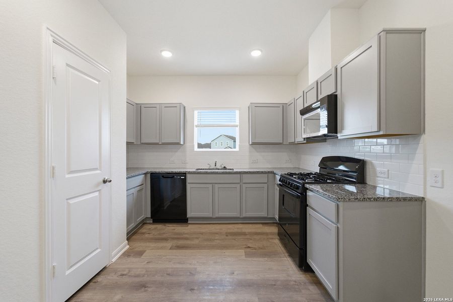 Furnished interior view inside a new home in Willow View, Converse (Image 5). Furnished interior view inside a new home in Willow View, Converse (Image 5).