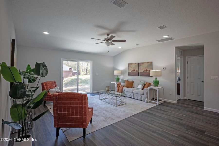Furnished interior view inside a new home in , Jacksonville (Image 37).