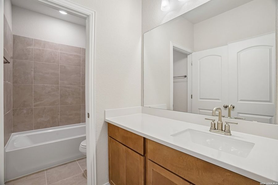 Furnished interior view inside a new home in Prairie Green, Converse (Image 6).