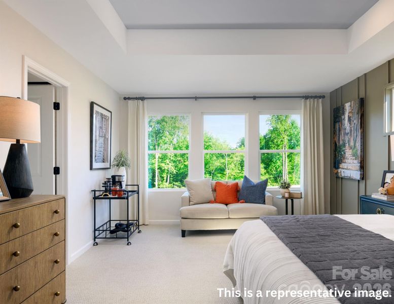Furnished interior view inside a new home in Westview Towns, Waxhaw (Image 10).