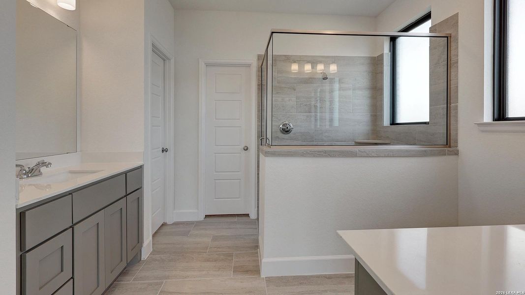 Furnished interior view inside a new home in Ladera, San Antonio (Image 14).