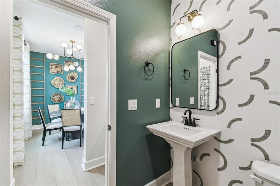 Furnished interior view inside a new home in Lake Star at Ovation, Winter Garden (Image 25).