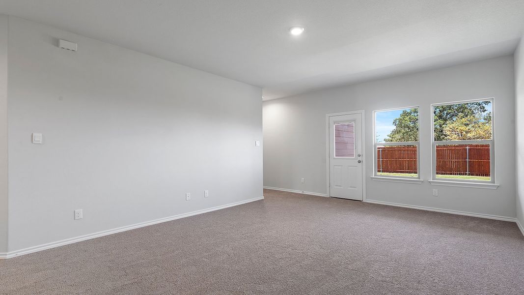 Spacious, unfurnished interior of a new home in Springhill South, Boyd (Image 17). Spacious, unfurnished interior of a new home in Springhill South, Boyd (Image 17).