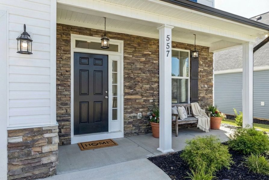 Exterior details and patio area of a home in Windsor, North Augusta (Image 3).