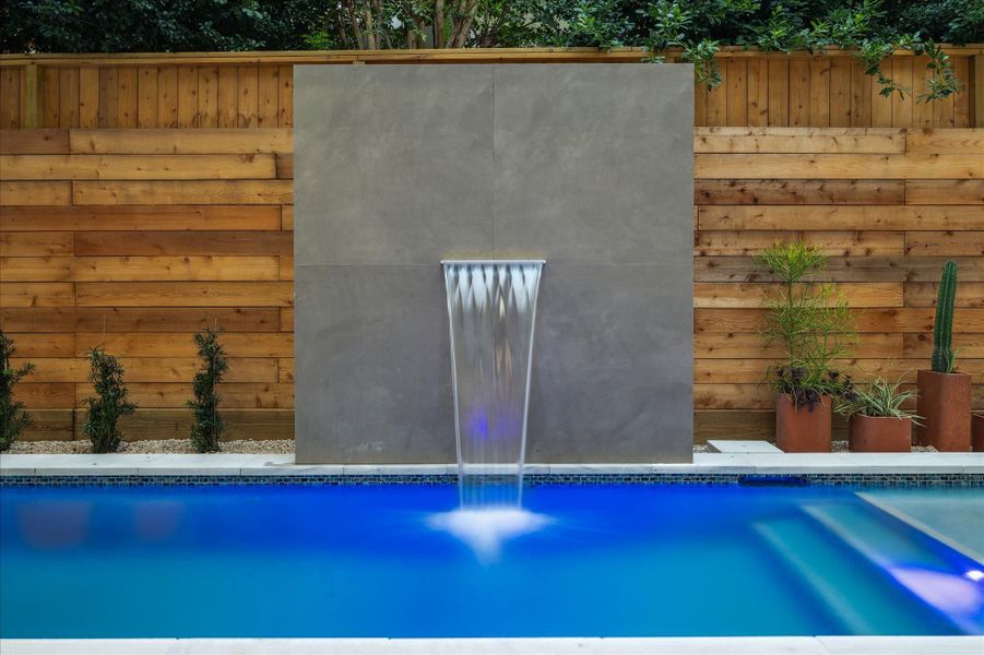 Exterior details and patio area of a home in , Houston (Image 28).