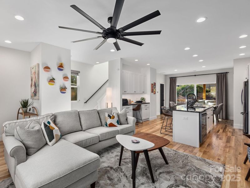 Furnished interior view inside a new home in , Asheville (Image 6). Furnished interior view inside a new home in , Asheville (Image 6).