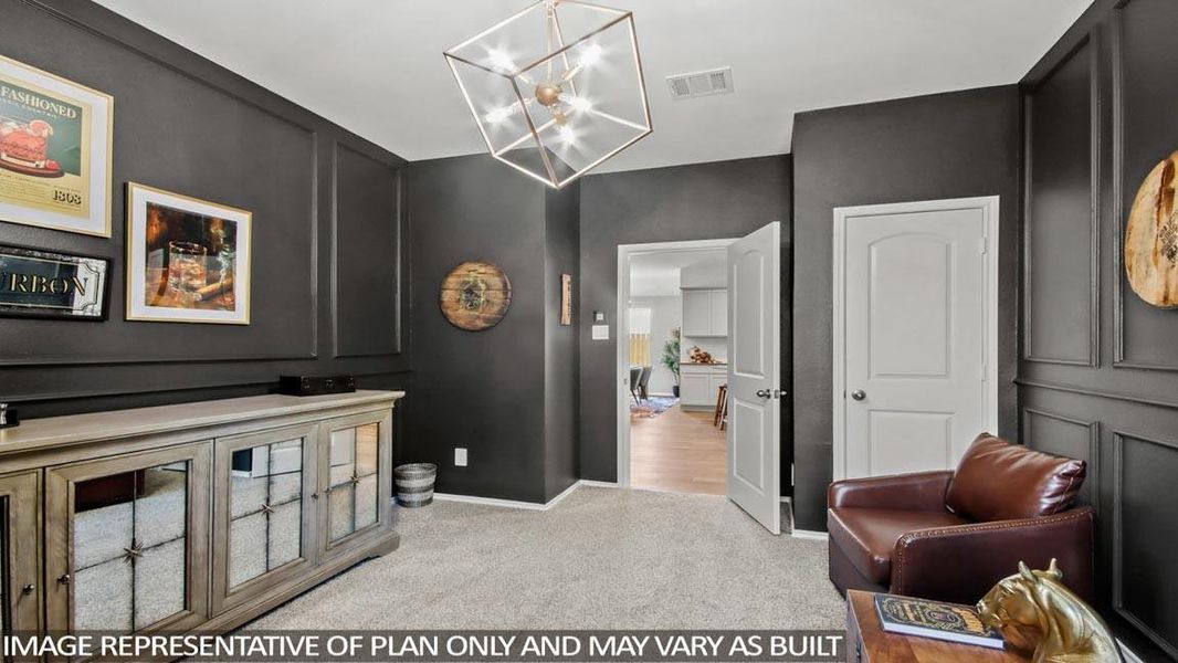 Furnished interior view inside a new home in Newport Pointe, Crosby (Image 15).
