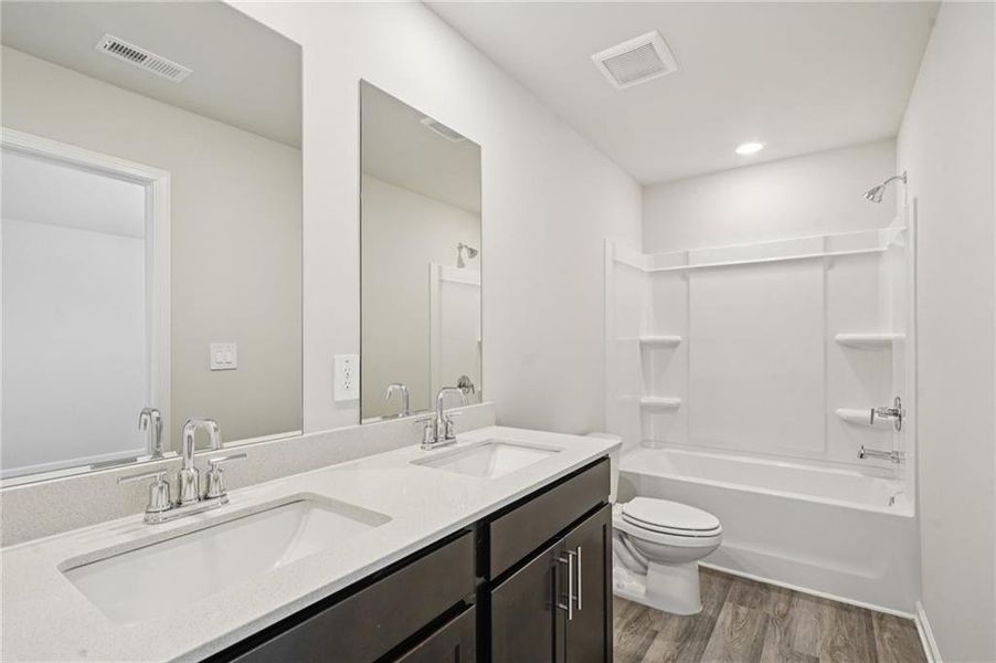 Furnished interior view inside a new home in , Conyers (Image 11). Furnished interior view inside a new home in , Conyers (Image 11).