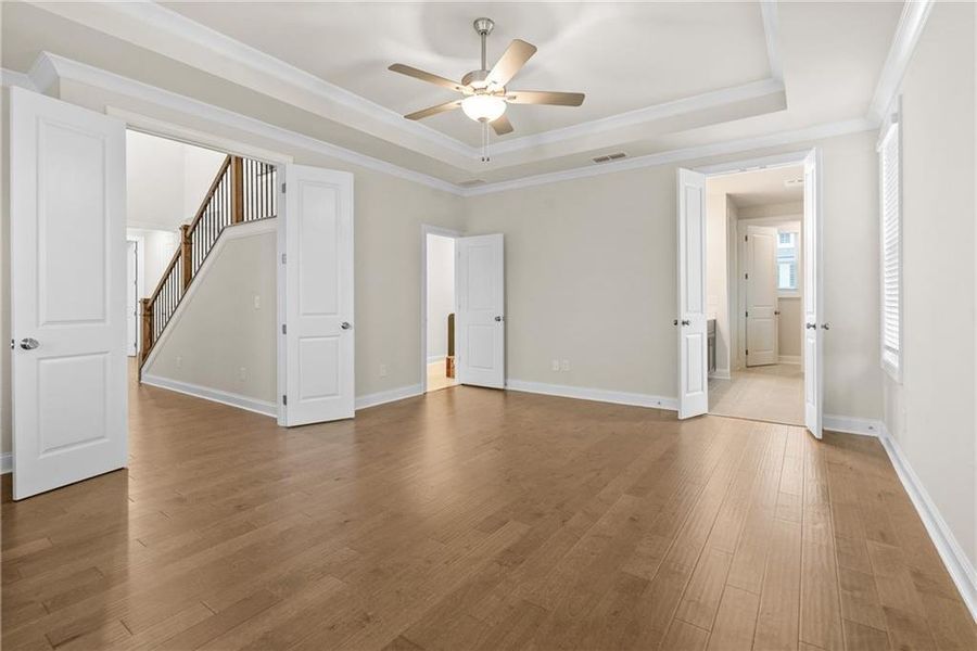 Spacious, unfurnished interior of a new home in Promenade at Sawnee Village, Cumming (Image 19).