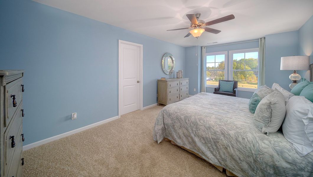 Representative furnished interior of a home built from the Lansing by D.R. Horton in Townes at Tap Root Farms, Fletcher (Image 15).