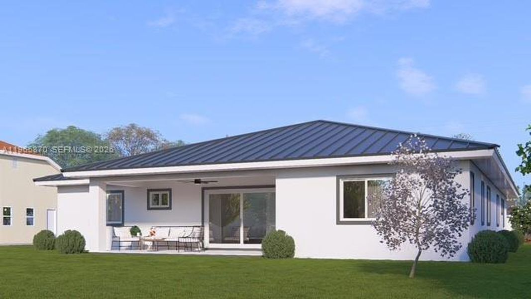 Exterior details and patio area of a home in , Fort Lauderdale (Image 22).