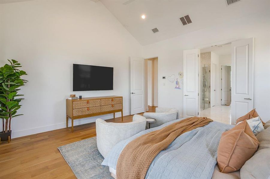 Furnished interior view inside a new home in , Aledo (Image 14).