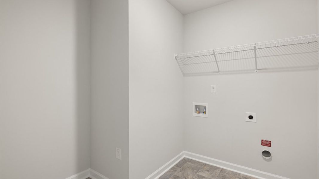 Representative unfurnished interior of a home built from the Mansfield by D.R. Horton in Highland Hills, Graniteville (Image 30).