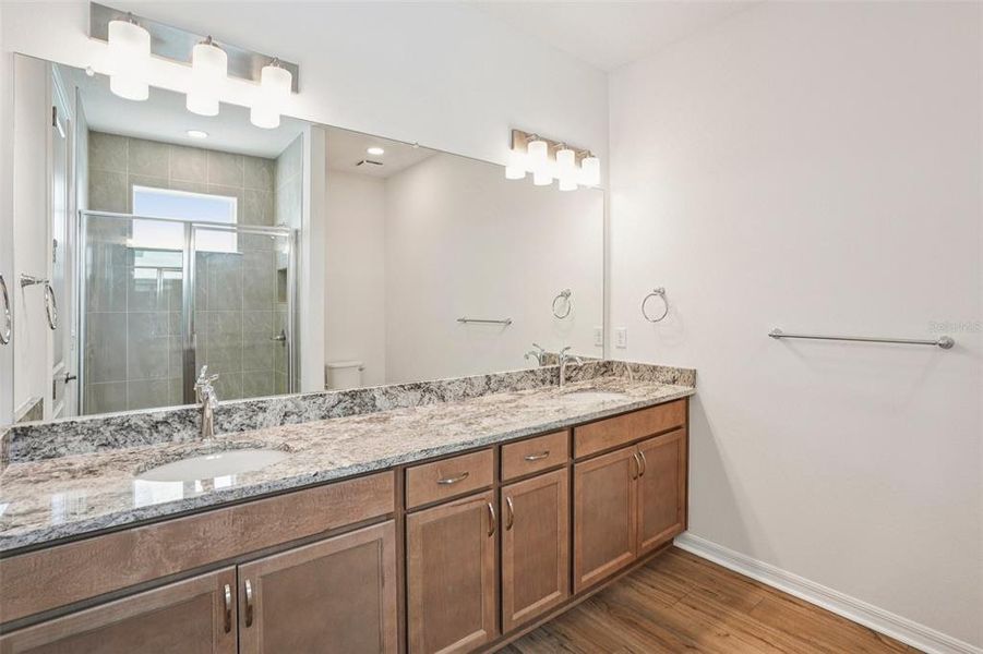 Furnished interior view inside a new home in Isla Mirada, San Antonio (Image 12).